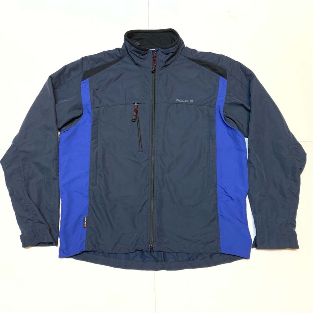 Polo by Ralph Lauren Mens Zip Front Blue Jacket Size XL